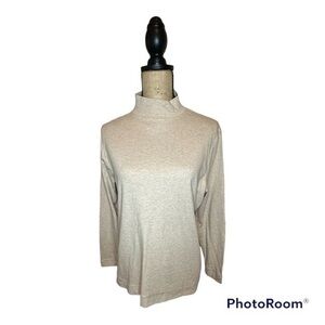 Westbound long sleeve mock turtleneck 100% cotton Size PXL